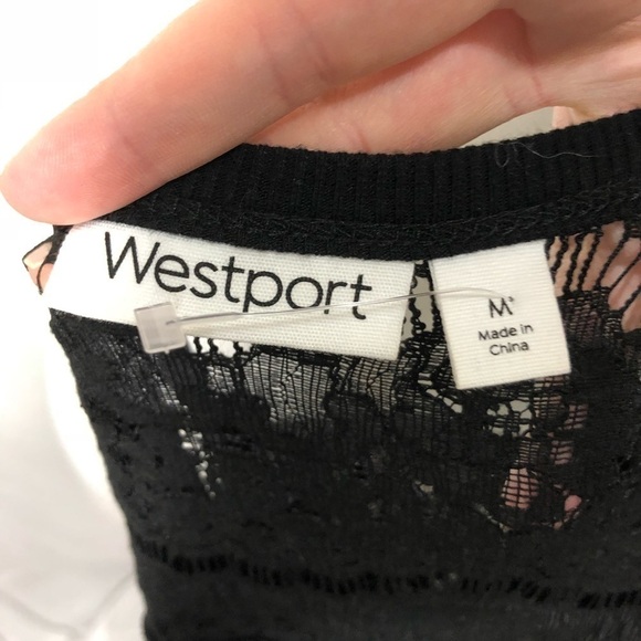 Westport Lace Sweater Dress Medium Women’s Midi - Picture 5 of 8